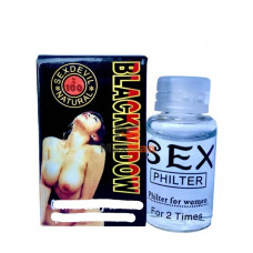 Збуджуючі краплі для жінок Black Widow Чорна вдова