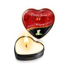 Масажна свічка-серце Plaisirs Secrets - Мохіто  (35 мл)