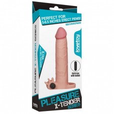 Подовжуюча насадка на пеніс - Pleasure X-Tender Vibrating