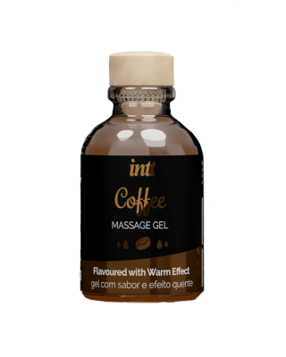 Масажна олія intt Coffee massage gel їстівна без цукру