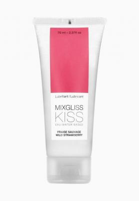 Лубрикант на водній основі MixGliss KISS Wild Strawberry (70 мл) Дика Полуничка