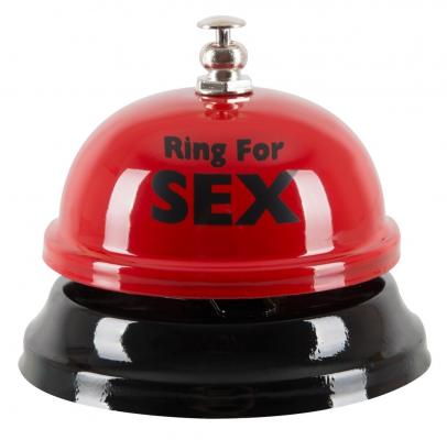 Дзвінок настільний Ring for sex червоний