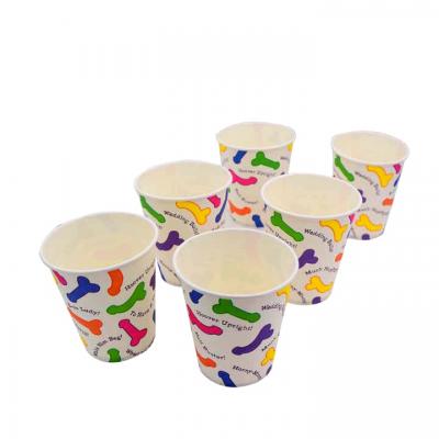 Паперові стаканчики з пенісами 6шт