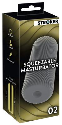 Мастурбатор сквозний Squeezable masturbator 02