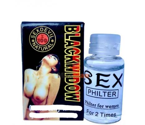 Збуджуючі краплі для жінок Black Widow Чорна вдова